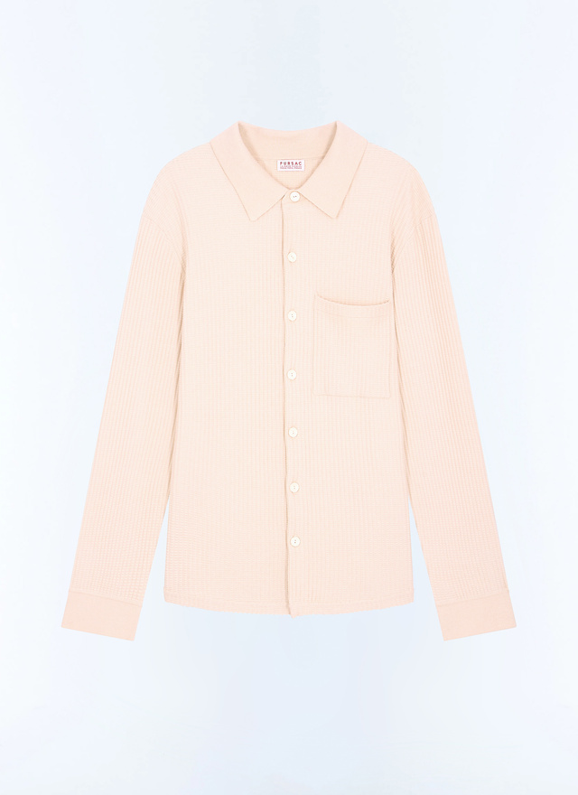 Chemise blanc homme matière principale: 60% coton, 28% laine, 10% polyamide, 2% elasthannedoublure: aucune Fursac - A2LCHE-LA02-A002