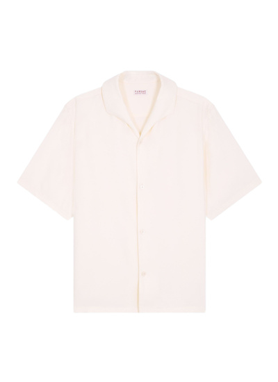 Chemise blanc homme tissu principal: 100% viscose Fursac - H3LEAU-LH08-A002