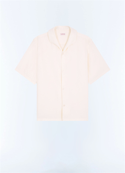 Chemise blanc homme tissu principal: 100% viscose Fursac - H3LEAU-LH08-A002