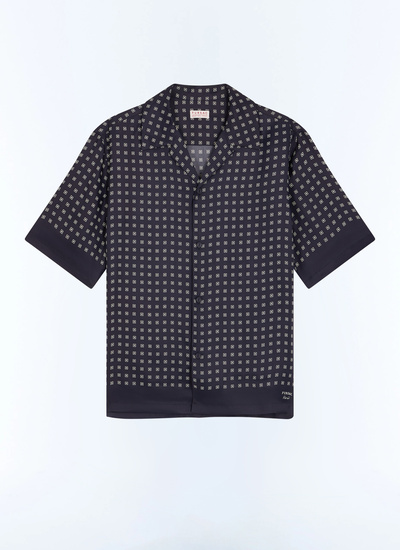 Chemise bleu homme tissu principal: 100% viscose Fursac - H3LINT-LH05-D030
