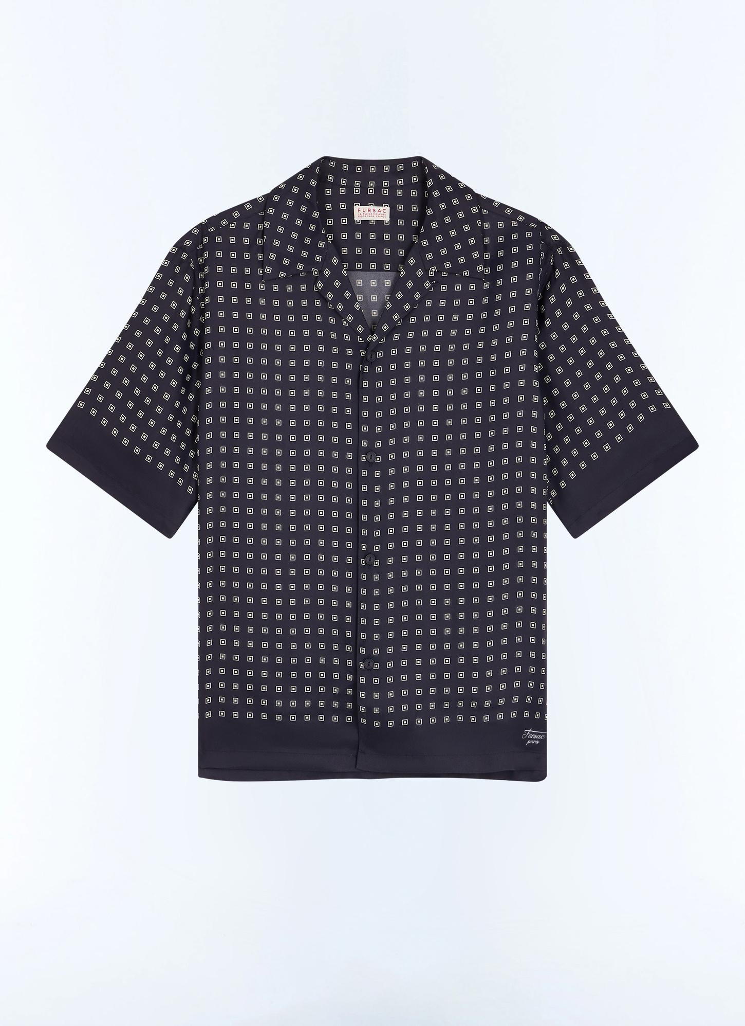 Chemise bleu homme tissu principal: 100% viscose Fursac - H3LINT-LH05-D030