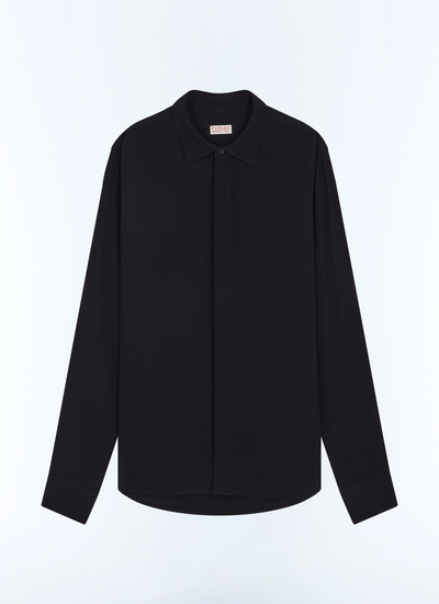 Chemise noir homme tissu principal: 100% viscose Fursac - H3LOIR-LH06-B020