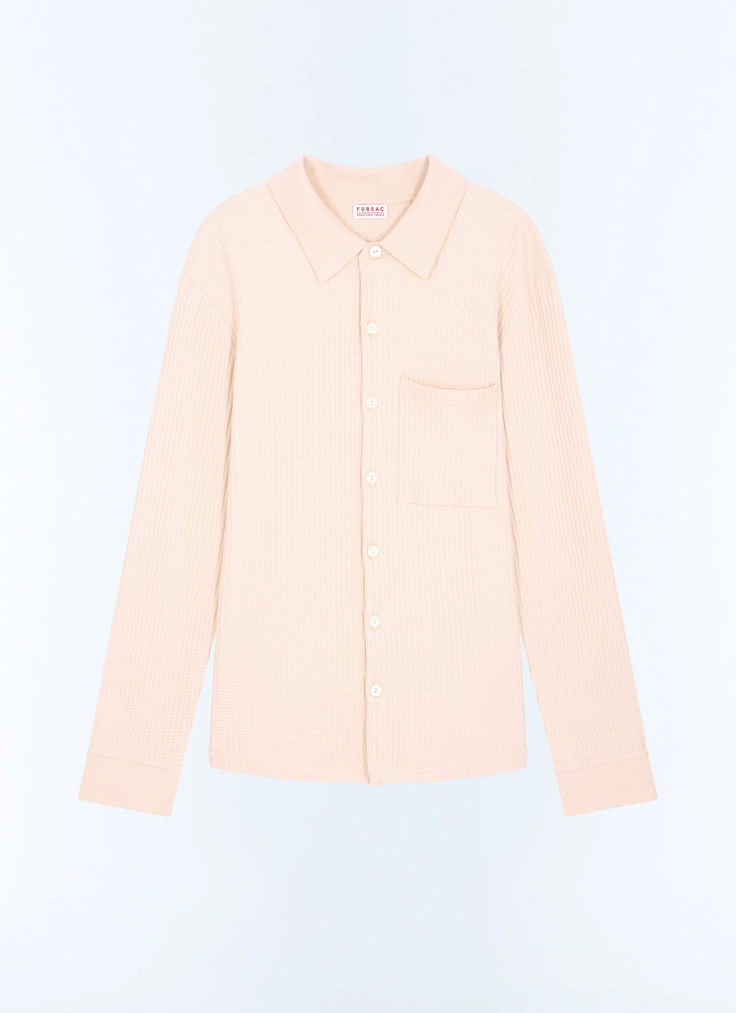 Chemise blanc homme matière principale: 60% coton, 28% laine, 10% polyamide, 2% elasthannedoublure: aucune Fursac - A2LCHE-LA02-A002