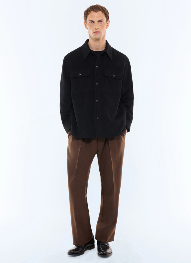 Chemise noir homme Fursac - M3LADN-LM13-B020