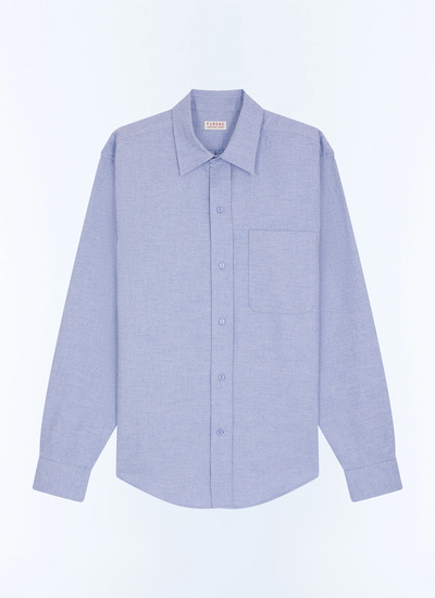Chemise bleu homme tissu principal: 95% coton, 5% cachemiredoublure: aucune Fursac - H3LCIL-LH52-D004