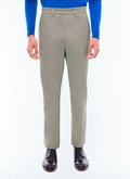 Cotton twill chinos - P3ECKO-DP03-A008