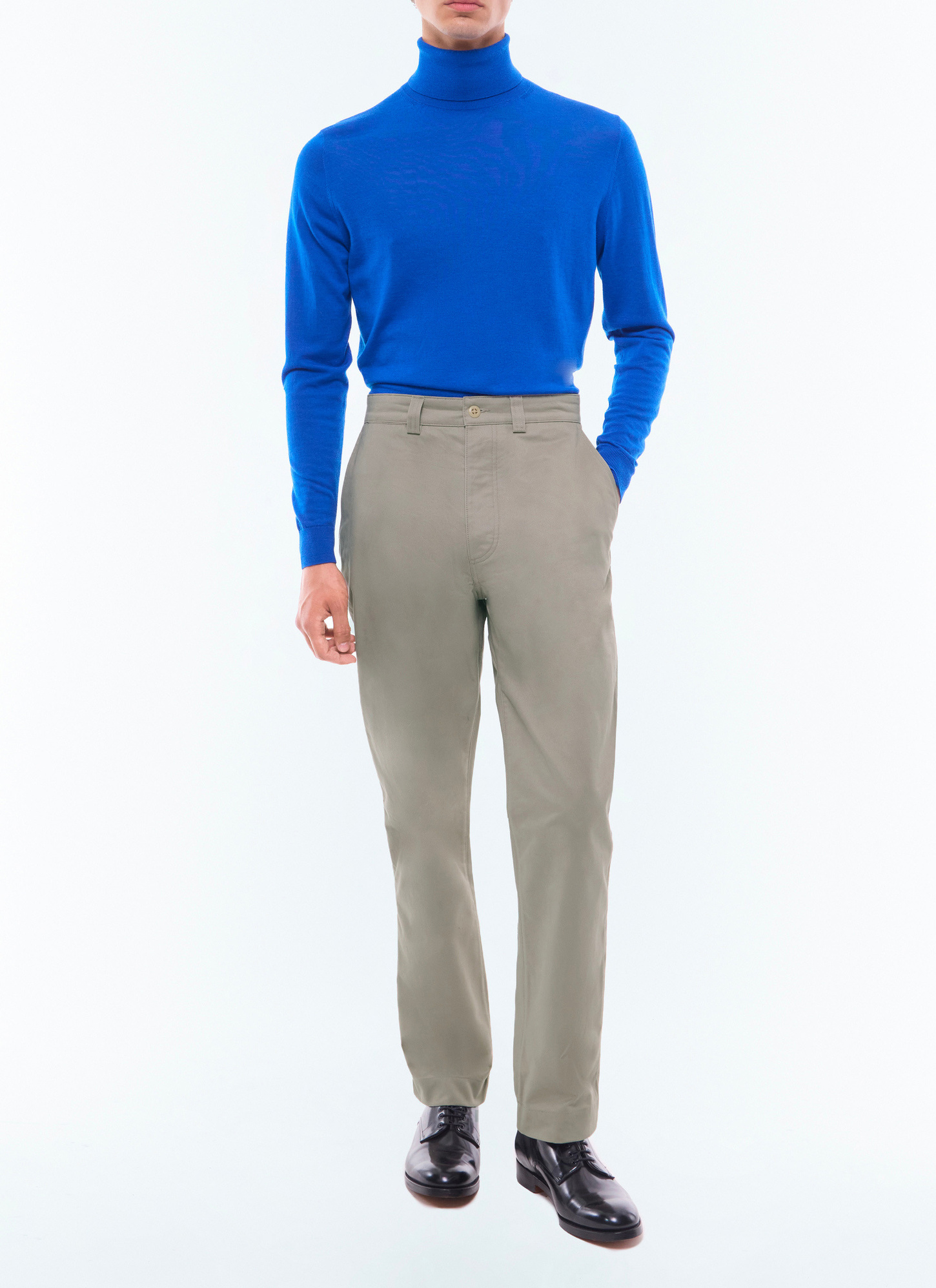 Men's beige chino trousers Fursac - P3ECKO-DP03-A008