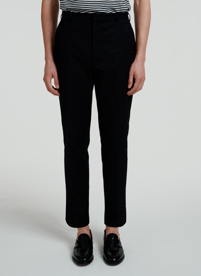 Men's chino trousers black cotton Fursac - 22EP3VINO-VP06/20