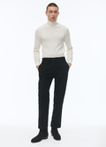 Organic cotton straight chino trousers - P3CARO-AX10-20