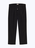 Organic cotton straight chino trousers - P3CARO-AX10-20