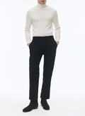 Organic cotton straight chino trousers - P3CARO-AX10-20