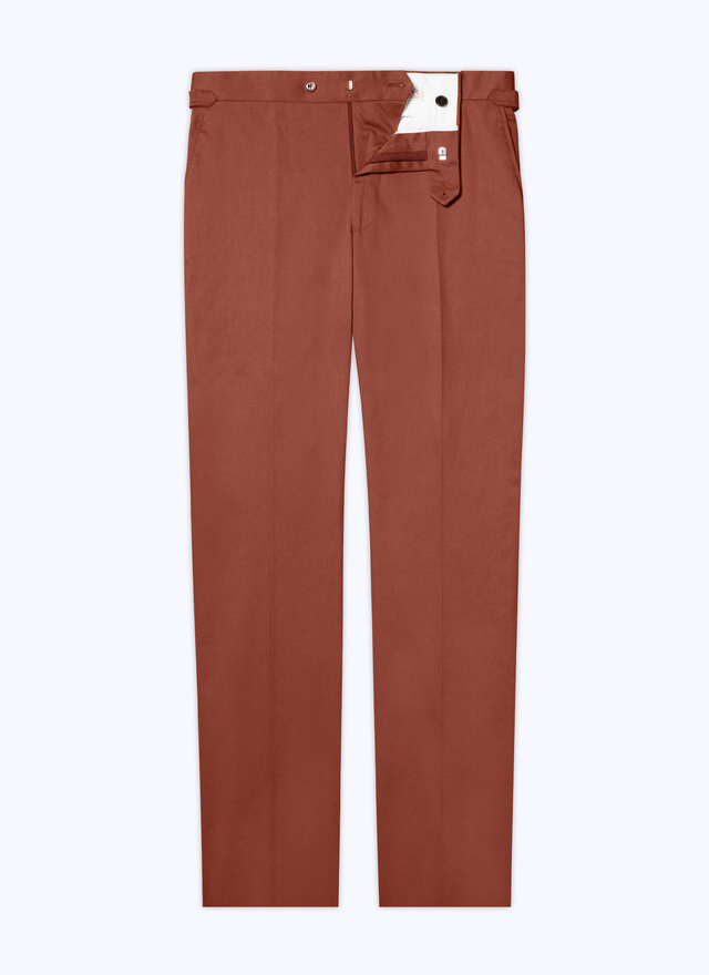 Men's organic cotton gabardine chino trousers Fursac - P3DROP-VP14-G005