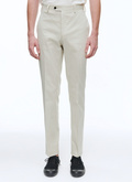 Organic cotton gabardine chino trousers - P3DKIO-VP14-03