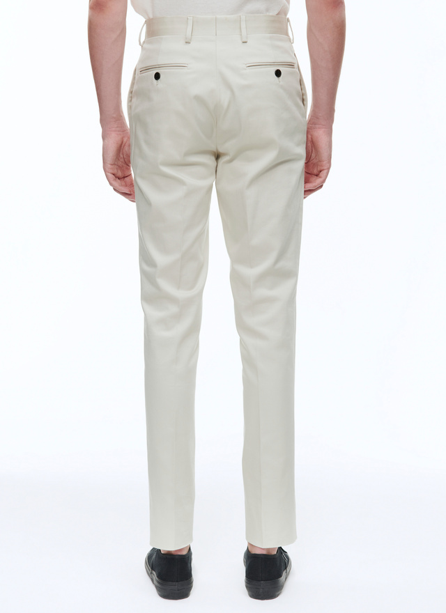 Men's cotton and elastane chino trousers Fursac - P3VKIA-VP14-03