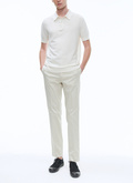 Organic cotton gabardine chino trousers - P3VKIA-VP14-03