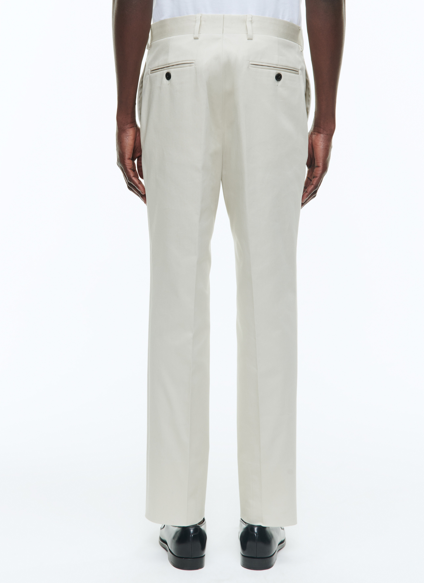 Men's chalky white chino trousers Fursac - P3VKIA-VP14-03