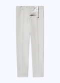 Ecru cotton gabardine chino trousers - 22HP3VKIA-AP04/02