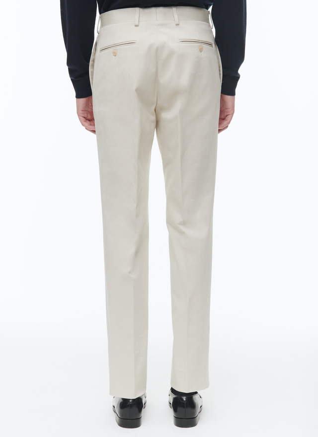 Men's cotton and elastane chino trousers Fursac - P3VKIA-AP04-02