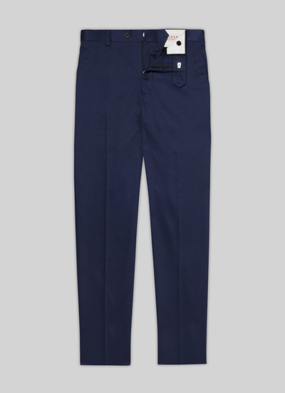 Men's indigo blue chino trousers Fursac - P3VKIA-VP14-33