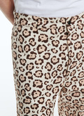 Leopard cotton gabardine chino trousers - 23EP3BRIO-BP14/10