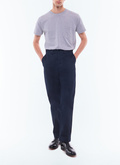 Cotton twill chinos - P3ECKO-DP03-D030