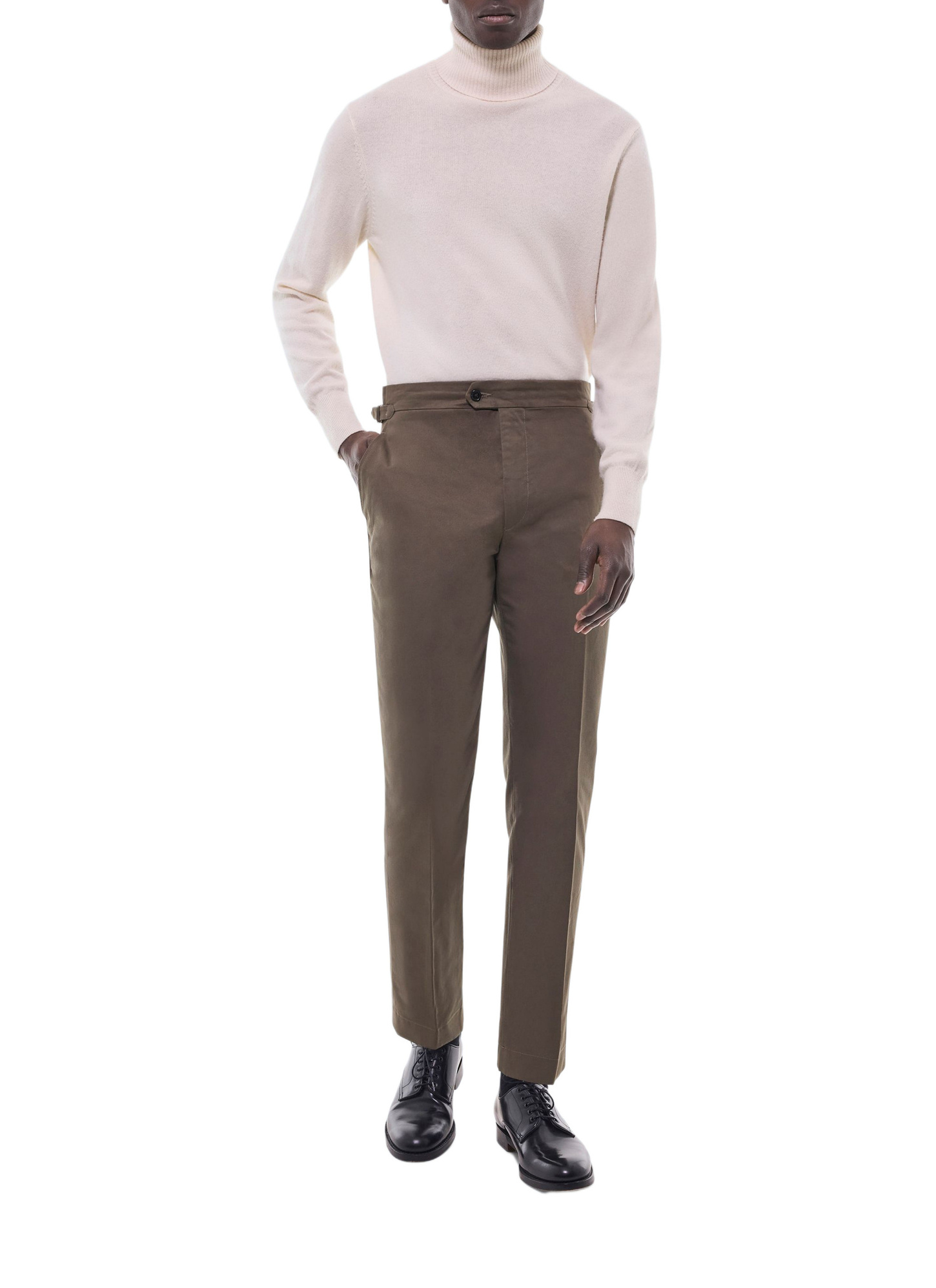 Men's cotton canvas chino trousers Fursac - P3FROP-FP03-H015