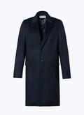 Navy blue cashmere coat - M3ATEM-AM33-30