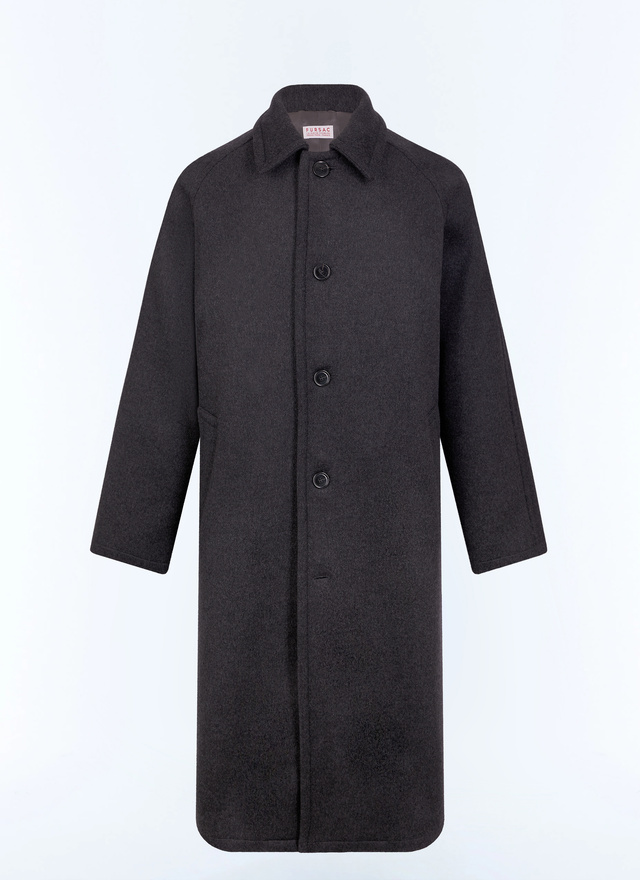 Men's black main fabric: 95% virgin wool, 5% cashmerelining: 100% viscose coat Fursac - M3LOVE-LM31-B021
