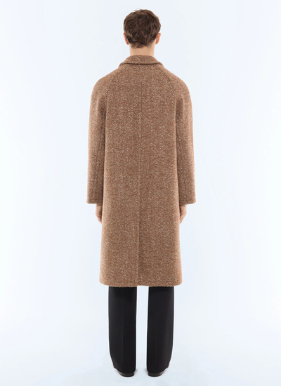 Men's main fabric: 52% virgin wool, 17% polyester, 16% polyacrylic, 15% woollining: 100% viscose coat Fursac - M3LOVE-LM03-A011