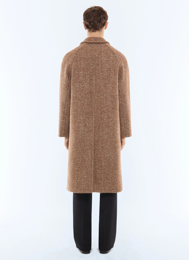 Men's main fabric: 52% virgin wool, 17% polyester, 16% polyacrylic, 15% woollining: 100% viscose coat Fursac - M3LOVE-LM03-A011