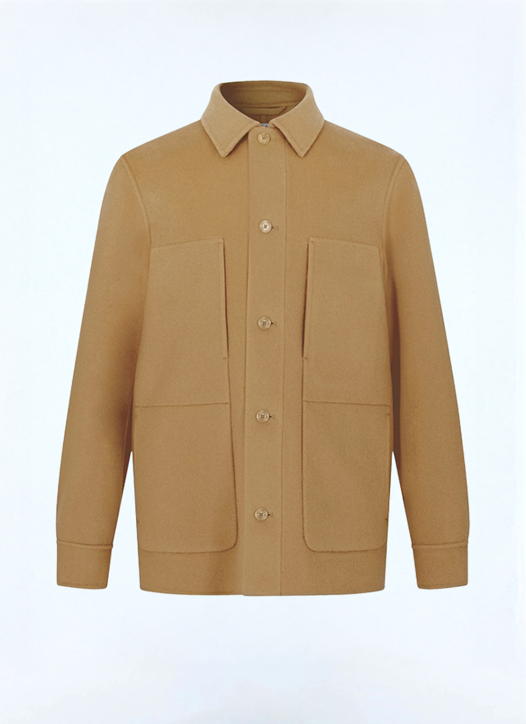 Camel brown coat M3FADA-FM13-A011 - Men's coat