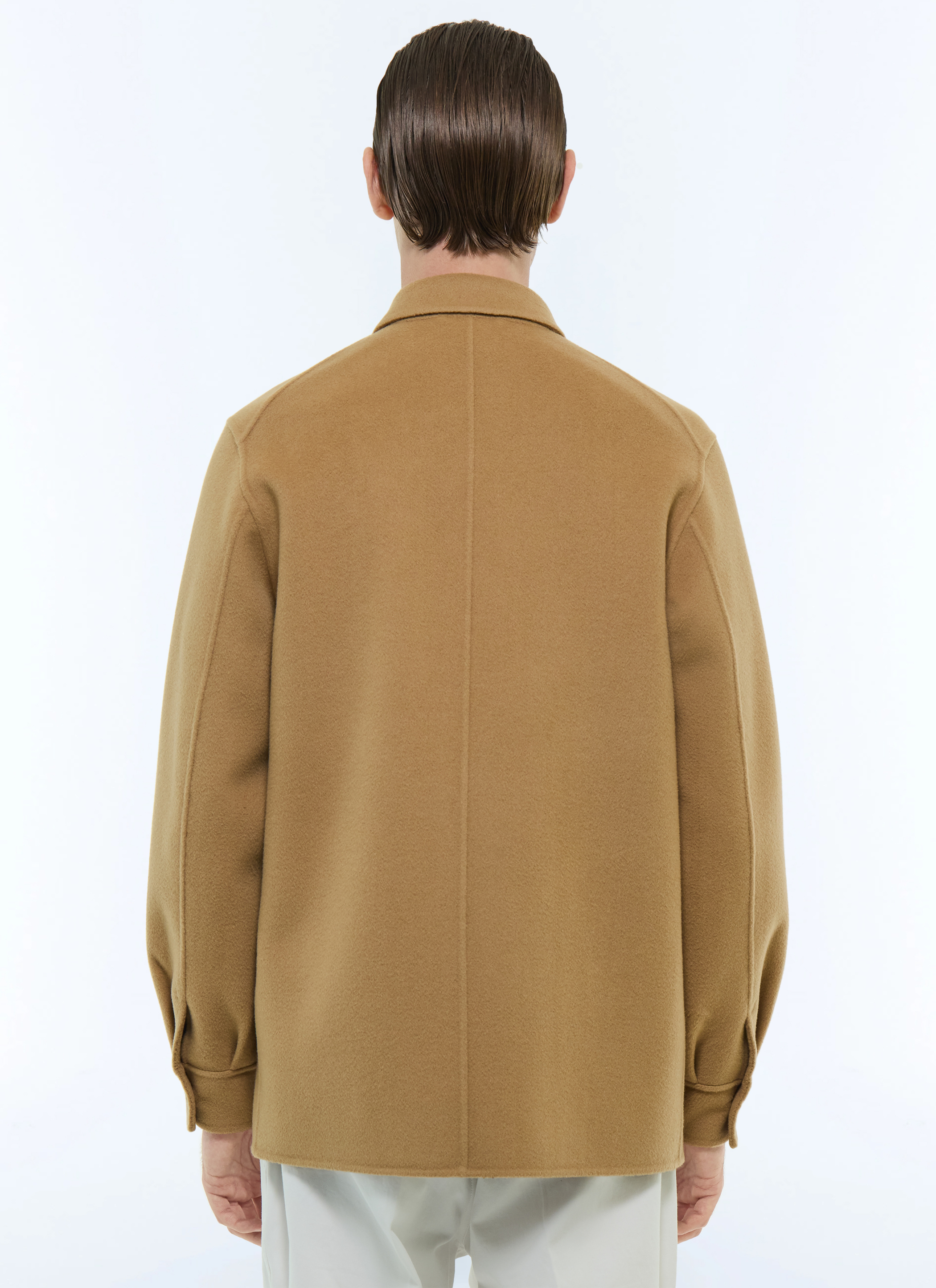 Camel brown coat M3FADA-FM13-A011 - Men's coat