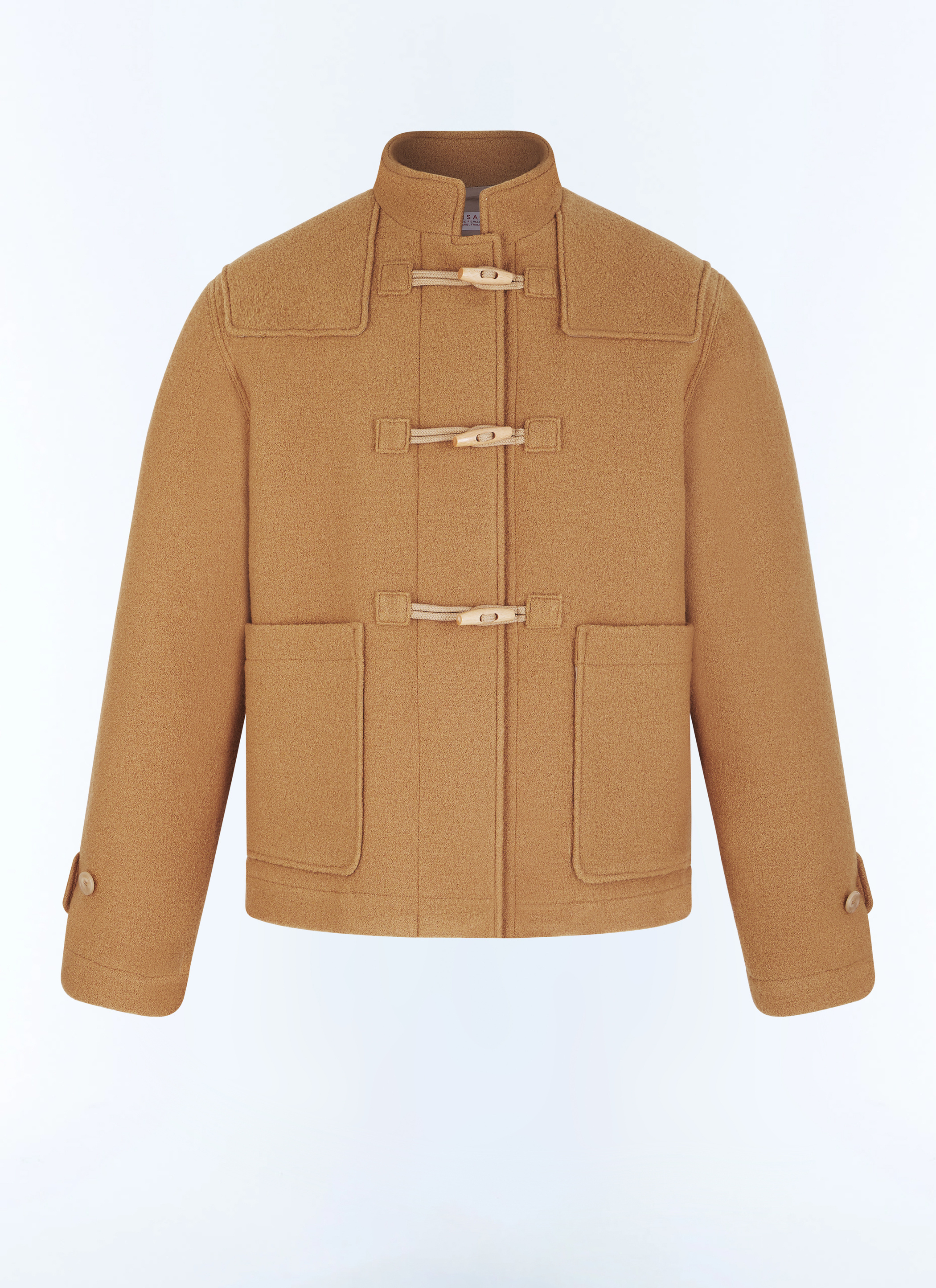 Camel brown coat M3GUFL-GM04-A006 - Men's coat