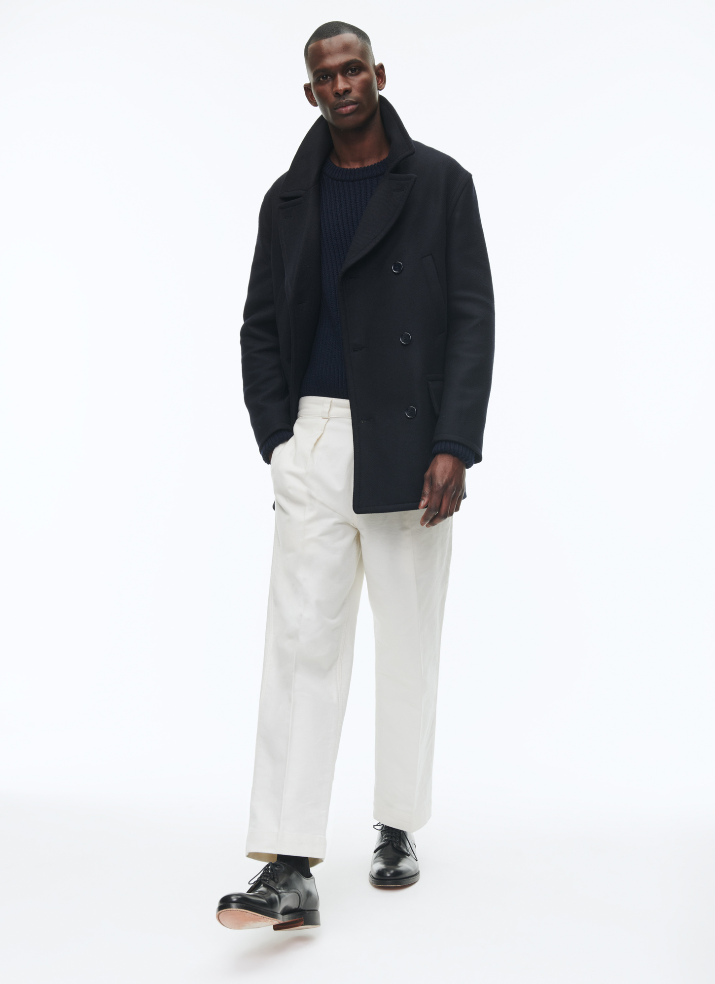 Men's navy blue coat Fursac - M3ABAN-AM28-30