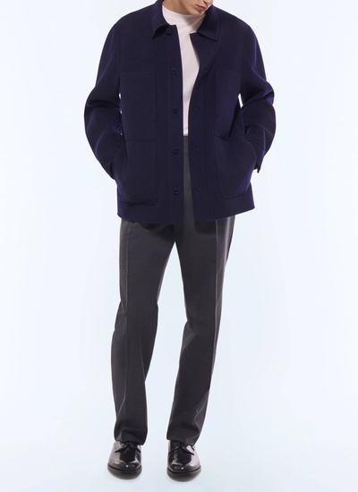 Men's navy blue coat Fursac - M3FADA-JM13-D030
