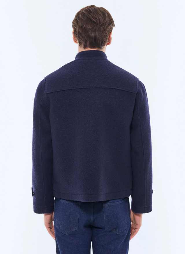 Men's felted duffle wool coat Fursac - M3GUFL-GM04-D030