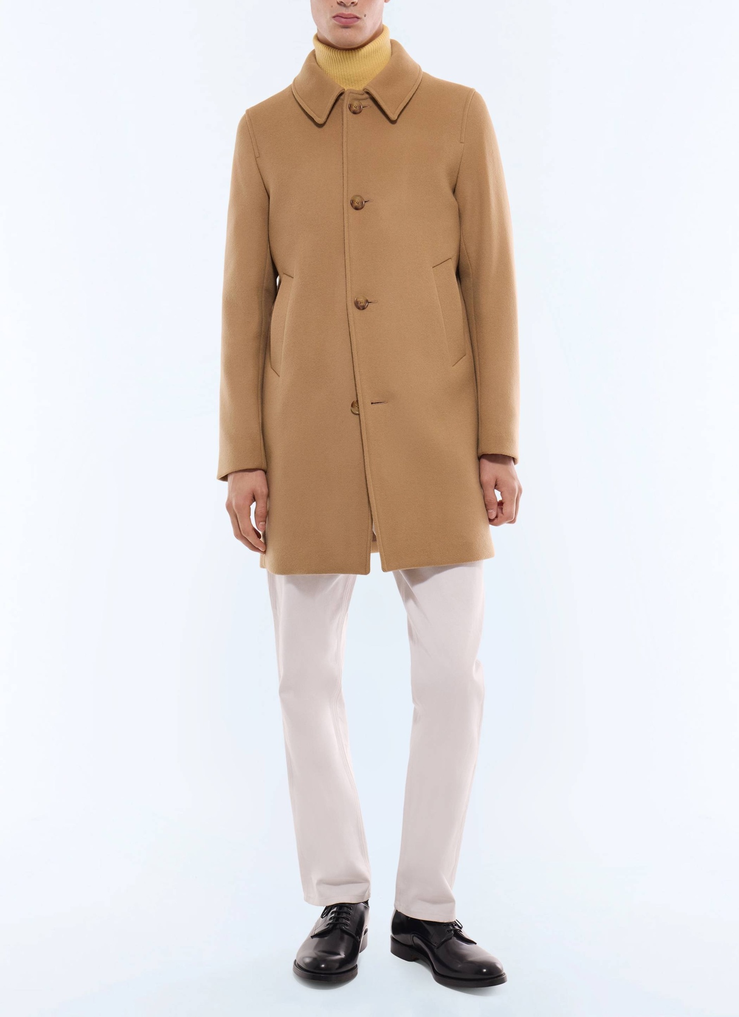 Men's beige coat Fursac - M3CUSH-RM31-A006
