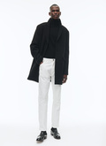 Fitted wool broadcloth coat - M3AKOM-RM31-20