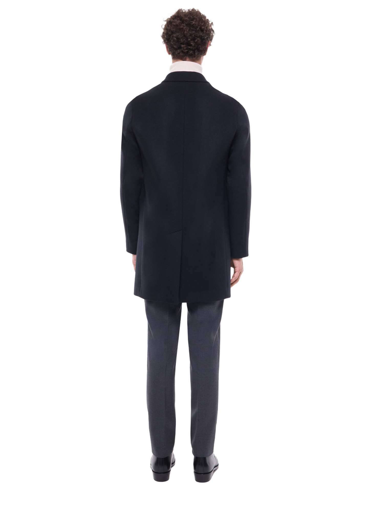 Men's wool and cashmere broadcloth coat Fursac - M3EKOM-RM31-20