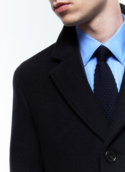 Men's carbon blue coat Fursac - M3EKOM-RM31-31