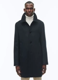 Woolen cloth coat with officer collar - M3CUSH-RM31-31