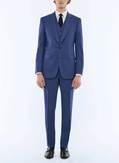 Costume homme bleu laine vierge Fursac - C3DVOX-DC55-D035