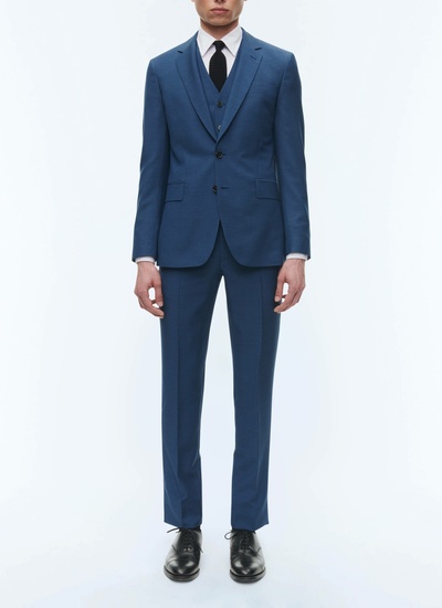 Costume homme bleu saphir laine vierge Fursac - C3AVOX-F502-35
