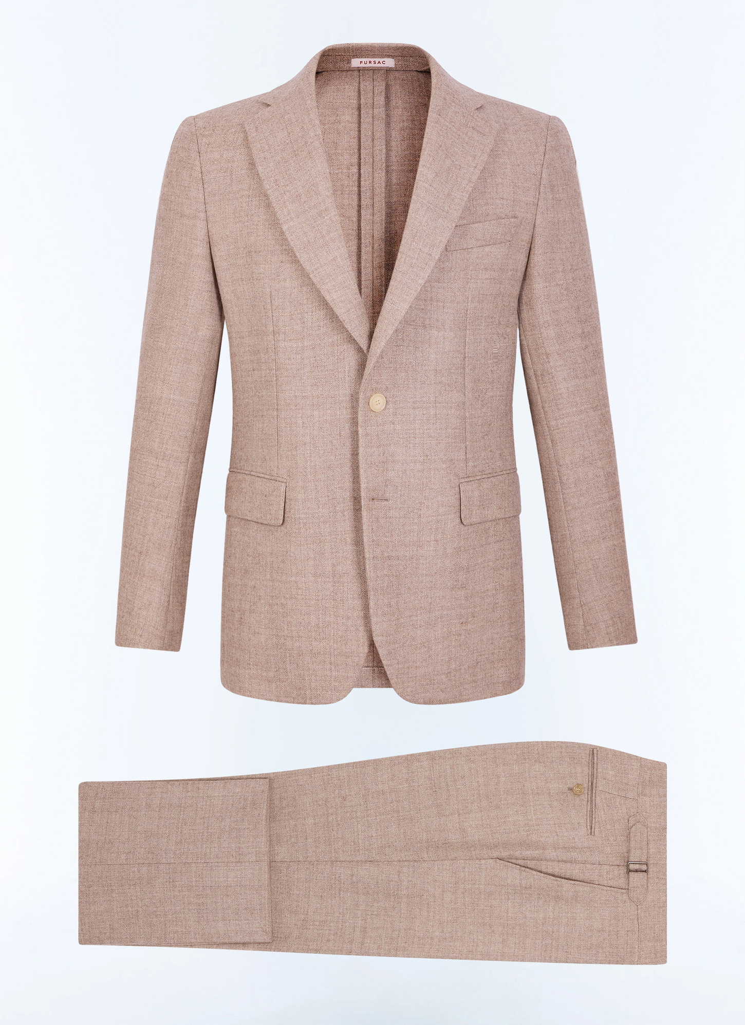 Costume tissu principal: 100% laine viergedoublure manches: 57% viscose, 41% acétate, 2% cupro homme Fursac - C3LOCA-LC10-A006