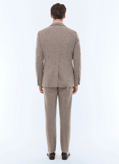 Costume beige homme laine vierge Fursac - C3FRAT-GX02-G018
