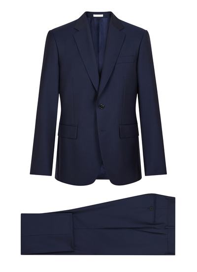 Costume homme Fursac - Costume grande taille en laine bleu carbone C2AIDO-AC80-31