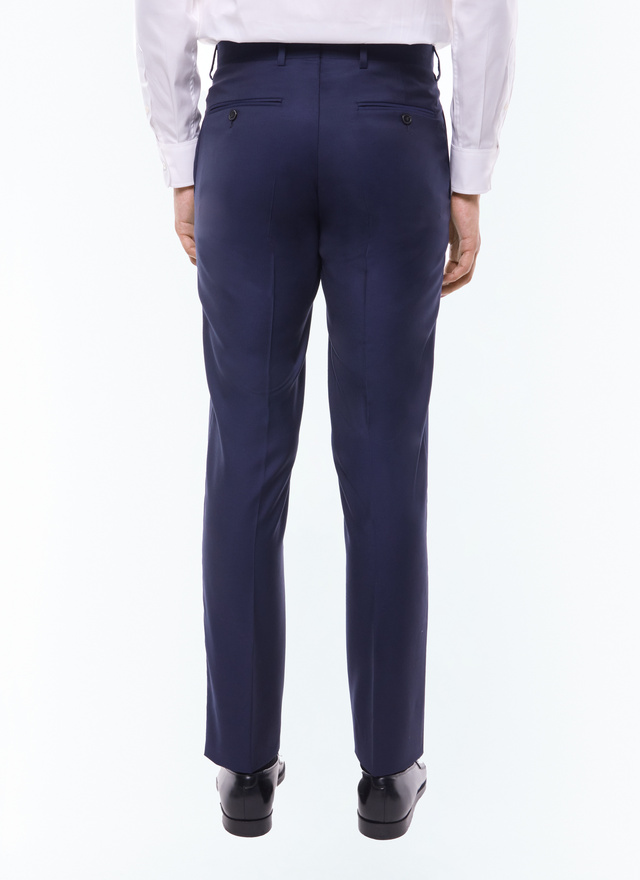 Costume bleu carbone homme serge de laine Fursac - C2AIDO-AC80-31