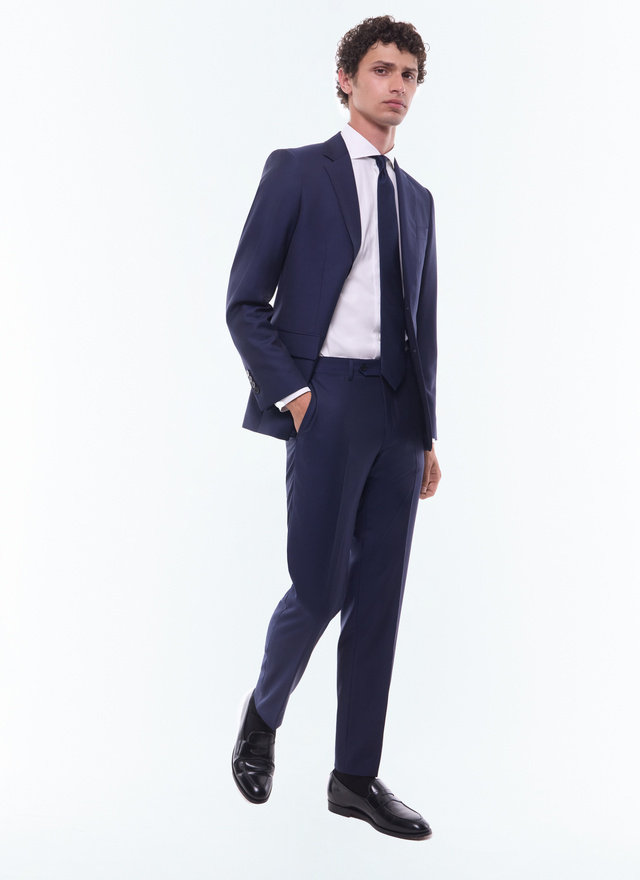 Costume homme bleu carbone serge de laine Fursac - C2AIDO-AC80-31
