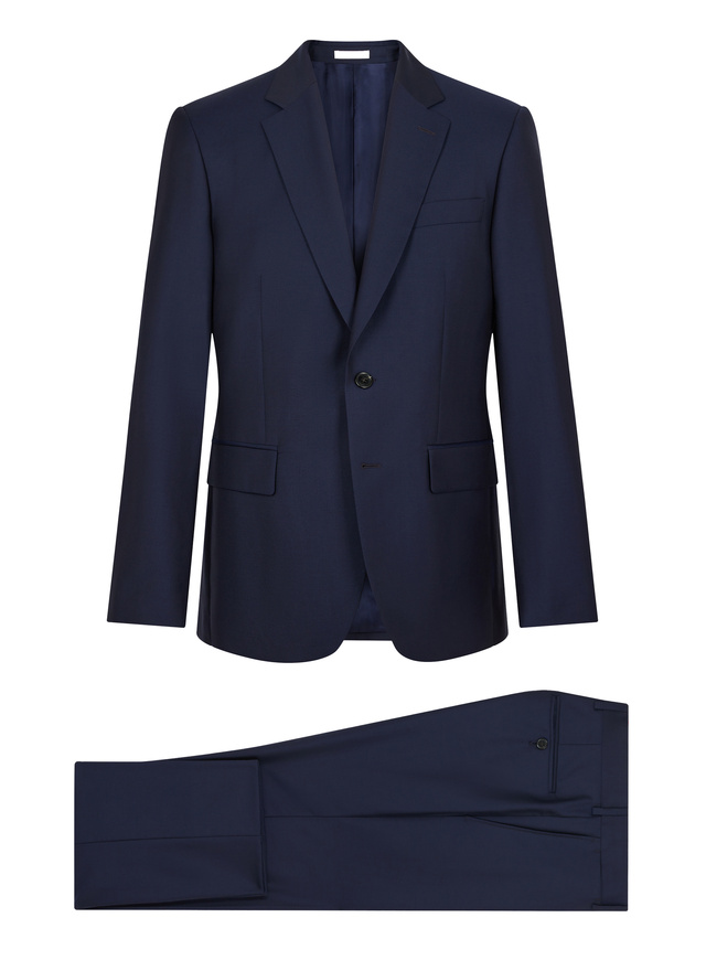Costume homme Fursac - Costume grande taille en laine bleu carbone C2AIDO-AC80-31