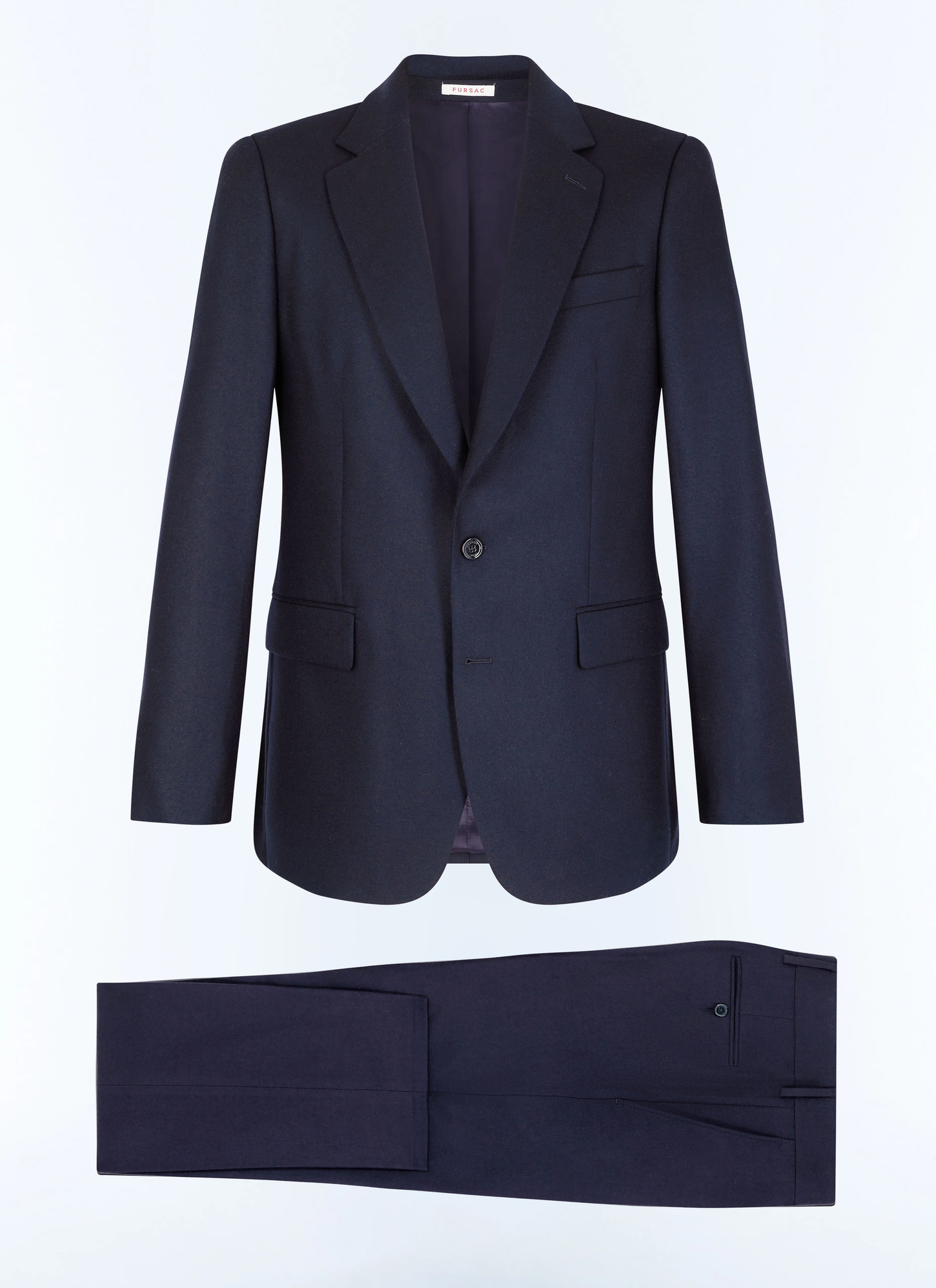 Costume flanelle de laine vierge certifiée homme Fursac - C3EXUN-EC29-D030